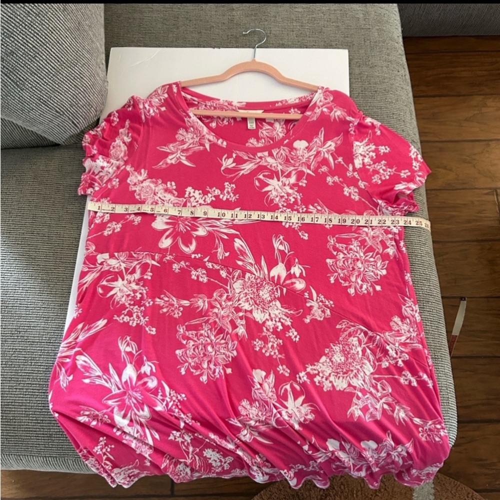 Soma nightgown Pink and White Floral size XXL - Picture 4 of 6
